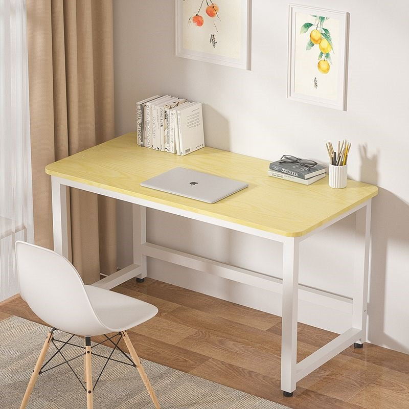 Minimalist rectangular office furniture computer desk - student study table - ideal for renters - fireproof & corrosion-resistant office desk