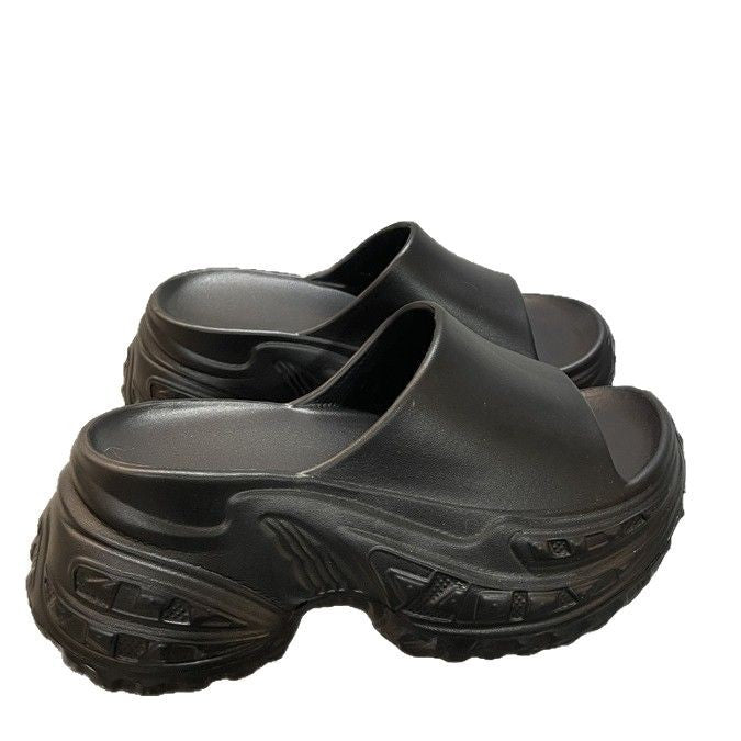 9cm thick sole slippers for women summer 2025new arrivaleasiest for matchoutwearsummer sandals and slippers for students to increase height