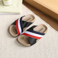 Boys' cork sandals - new summer open-toe kids' shoes - indoor/outdoor beach sandals - big & tall toddler flip-flops