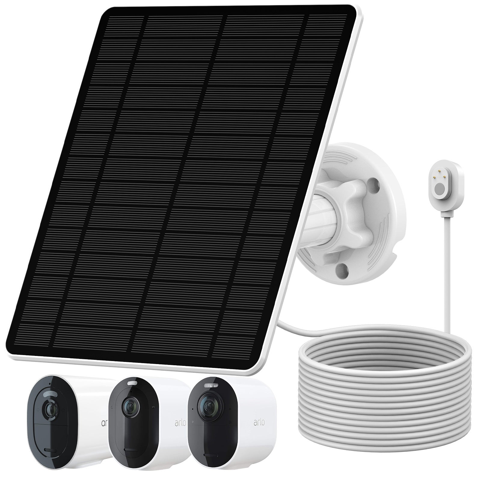 's explosive 5W solar photovoltaic panel Ring arlo Google camera dedicated interface outdoor security