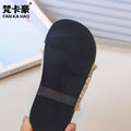 Ethnic style fisherman's flip-flops: new summer collection for girls - fashionable, soft-soled, woven sandals for outdoor wear