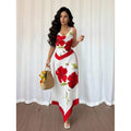 Amazon european and american romantic vacation long slip dress -  summer new arrival - slimming and figure-flattering
