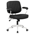 Practical computer chair - commercial & home office ergonomic task chair with adjustable backrest - comfortable for extended sitting
