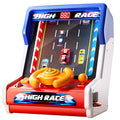 Kids' steering wheel racing simulator arcade game - adventure mode with electric sound effects - children's driving toy gift set