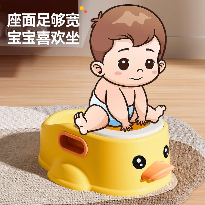 Kids' potty training seat - baby & toddler toilet trainer - gentle cleansing for little girls & boys - sit-down design, no squatting required