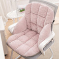 Heated seat cushion and backrest combo - electric heating for office, winter plush warm chair pad, prolonged sitting, removable and washable chair cushion