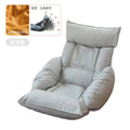 Japanese-style tech fabric lazy sofa - japanese-inspired reclining lounger for balcony, bay window, foldable, casual reading