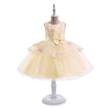 kids dress star sequin princess dress baby girl mesh piano catwalk dress baby dress