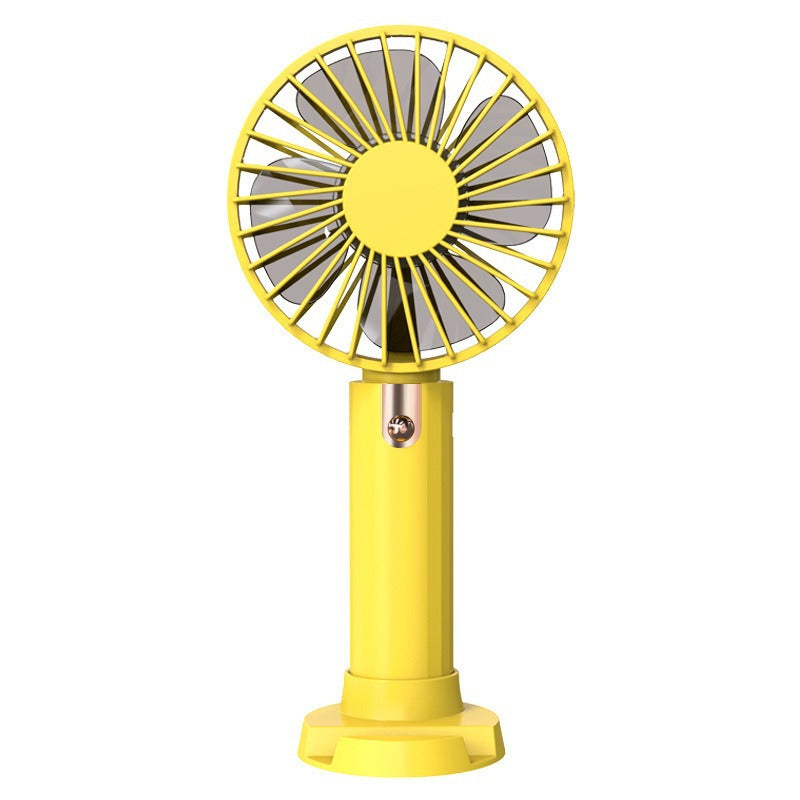 New digital display 100-speed high-speed handheld fan, silent, high air volume, usb rechargeable, portable mini desktop fan - gentle breeze