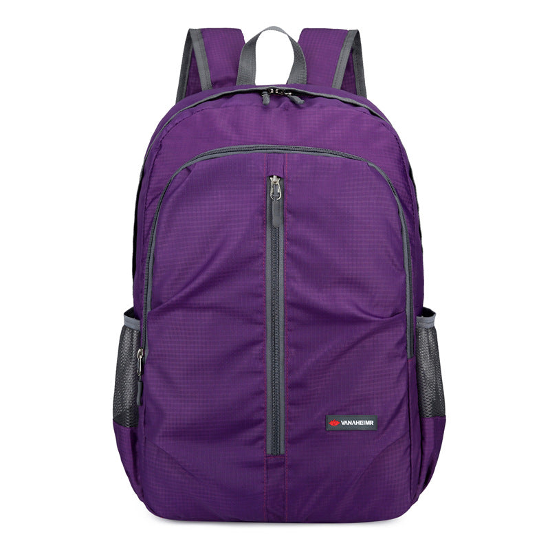 Outdoor sports and leisure mountaineering backpack Large capacity cycling folding storage bag Stylish and lightweight multi-functional backpack