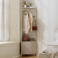 Corner coat rack floor-standing bedroom bedside table accessible luxury dirty clothes basket living room corner corner clothes storage clothes rack