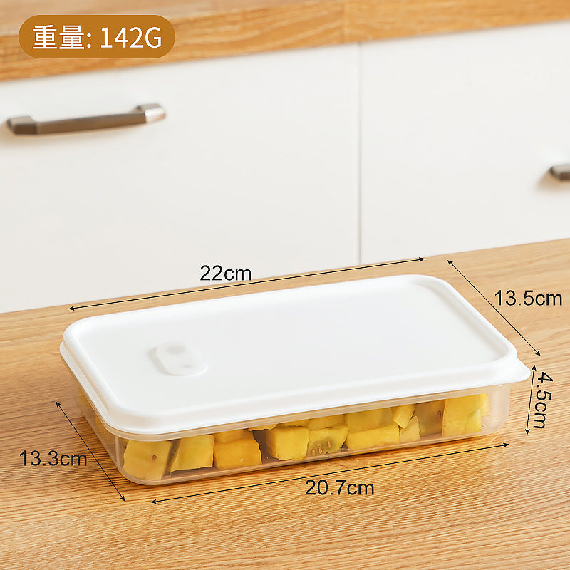 Kitchen Food Refrigerator Storage Box Transparent Sealed Fruit Food Fresh-keeping Box Food Grade Plastic Japanese Bento Box