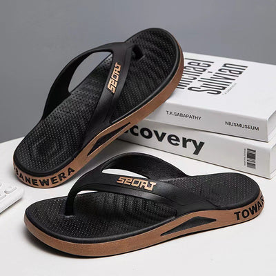 New casual flip-flops men's outwear non-slipfashioncasual flip-flops men's breathable beach sandals wholesale