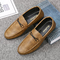Men's loafers: new 2025 slip-ons, korean style trendy soft sole casual leather shoes, british style men's footwear