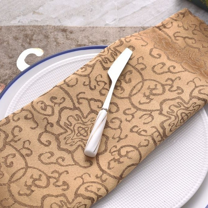 western stainless steel tableware knife, fork and spoon gift box stainless steel spoon threaded ceramic gift tableware wholesale