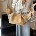 large-capacity tote bag for women 2025 autumn new arrivaltrendyeasiest for matchniche style shoulder bag classy texture armpit bag