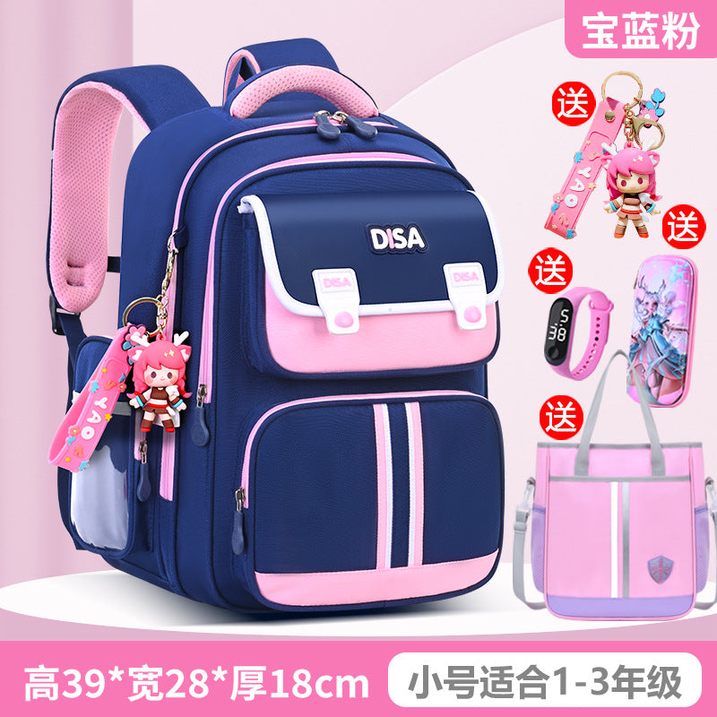 Schoolbag for boys and primary school students 2026 new arrival for grades 1, 2, 3 to 6, boys and girls, lightweight kids spine protection and burden reduction