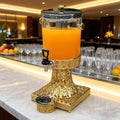 Commercial stainless steel self-service beverage dispenser - 8l cold drink & juice machine - ideal for hotels, restaurants, and tea breaks