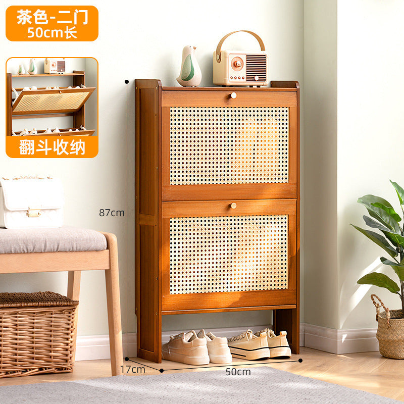 Simple shoe rack household door multi-layer with door dust-proof entry shoe rack shoe cabinet high vertical integrated storage rack