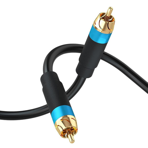 Audiophile grade 6N single crystal copper 2RCA CABLE dual lotus head audio cable CD connected to power amplifier signal cable bile machine DVD