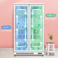 Huaer three-sided glass flower preservation cabinet display cabinet refrigerator stainless steel mirror freezer vertical flower refrigerator
