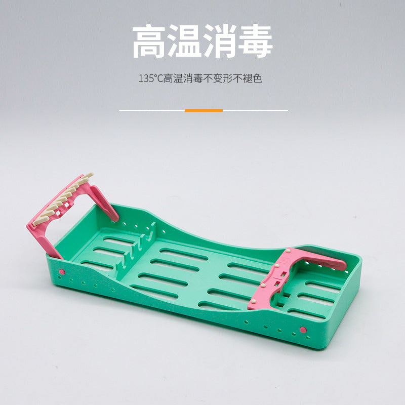 Dental instrument disinfection box, disinfection rack, oral instrument management box, filler tool box 5 pcs 10 pcs