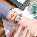 Live broadcast popular douyin sales retro elegant women's watch wholesale watch women's small square watch women's watch small green