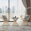 New arrivalins style iron casual single sofa coffee table suitaccessible luxuryfor home balcony table sofa chair combination
