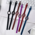 Ouki new tiktok cross-border high-value in-stock square watch silicone strap student watch women's watch wholesale