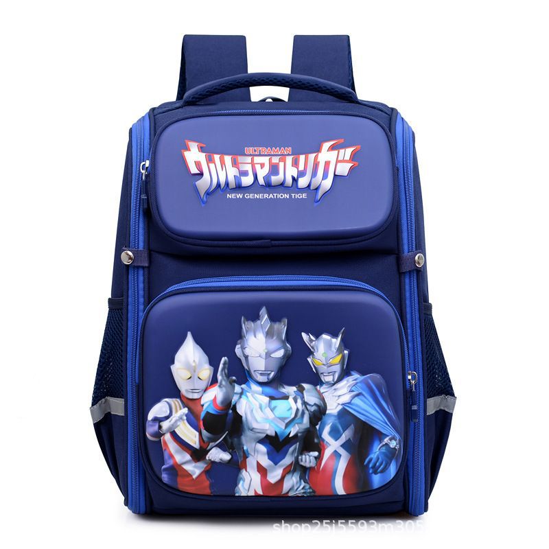 School bag for primary school students, grades 1-3, men's and women's cartoon animation children's space bag, large-capacity load-reducing spine backpack