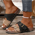 Wholesale plus size double-breasted platform slippers - new summer collection, european & american style, unisex round toe birkenstock sandals