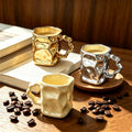ceramic mug, high-end twist mug, home niche design, couple coffee cup, girl's drinking cup
