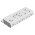 Wall-mountable power strip with multi-function stand, usb ports, and cord management – ideal for home, office, and multi-device use