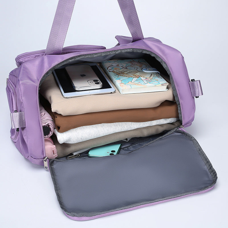 Portable travel bag Large capacity wet and dry separation Luggage storage bag Maternity bag with shoe compartment Sports fitness bag