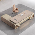 Boss desk office desk casual modern president manager desk supervisor table and chair combination light luxury executive desk office furniture