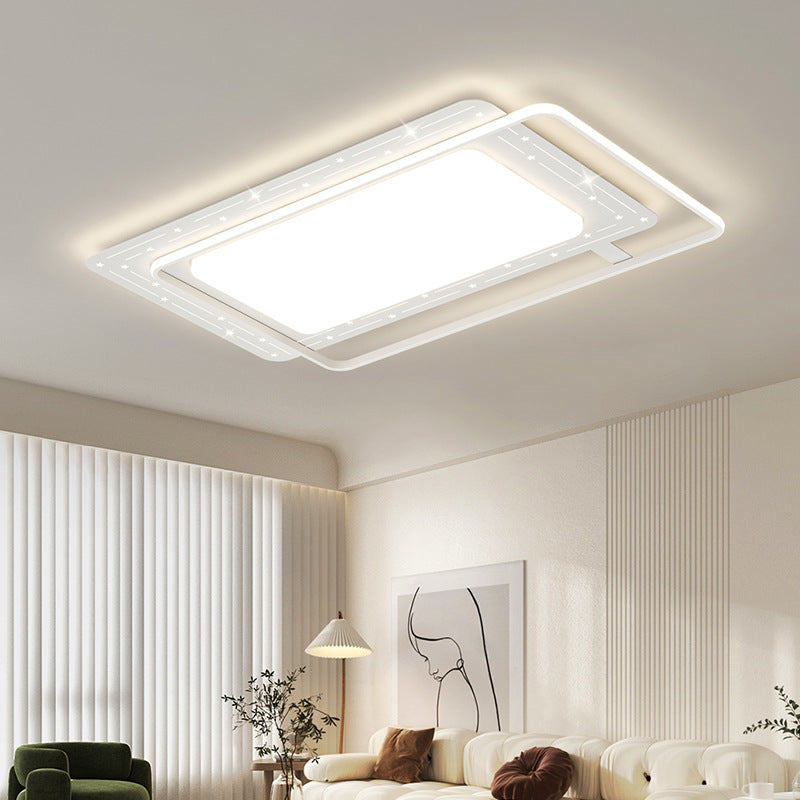 2025 new high-end living room light bedroom main light modern simple atmosphere Zhongshan lighting whole house package