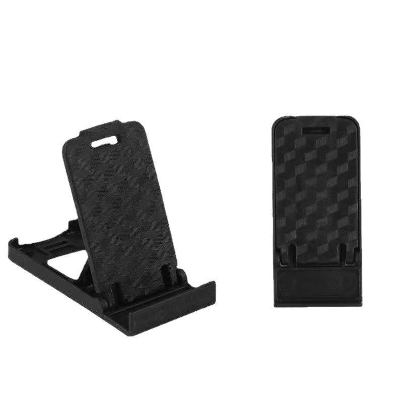 Plastic desktop folding mini mobile phone holder, multi-file desktop foldable lazy tablet holder wholesale
