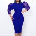 D294 european and american clothing  cross-border new autumn plus size elegant fashion bodycon dress - high-quality export dress