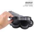 spot 5-link heart-shaped silicone meat filling mold with silicone cover hamburger patty ice tray jelly food supplement mold