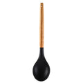 in stock silicone kitchenware for home non-stick pan cooking spatula baking colorful wooden handle kitchen supplies