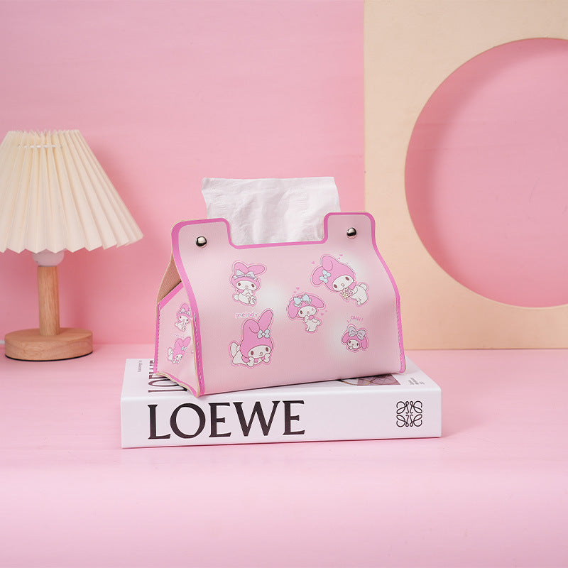 Little Lomi cute pumping carton cartoon little Letty little cha dog cute creative high value cartoon storage tissue box