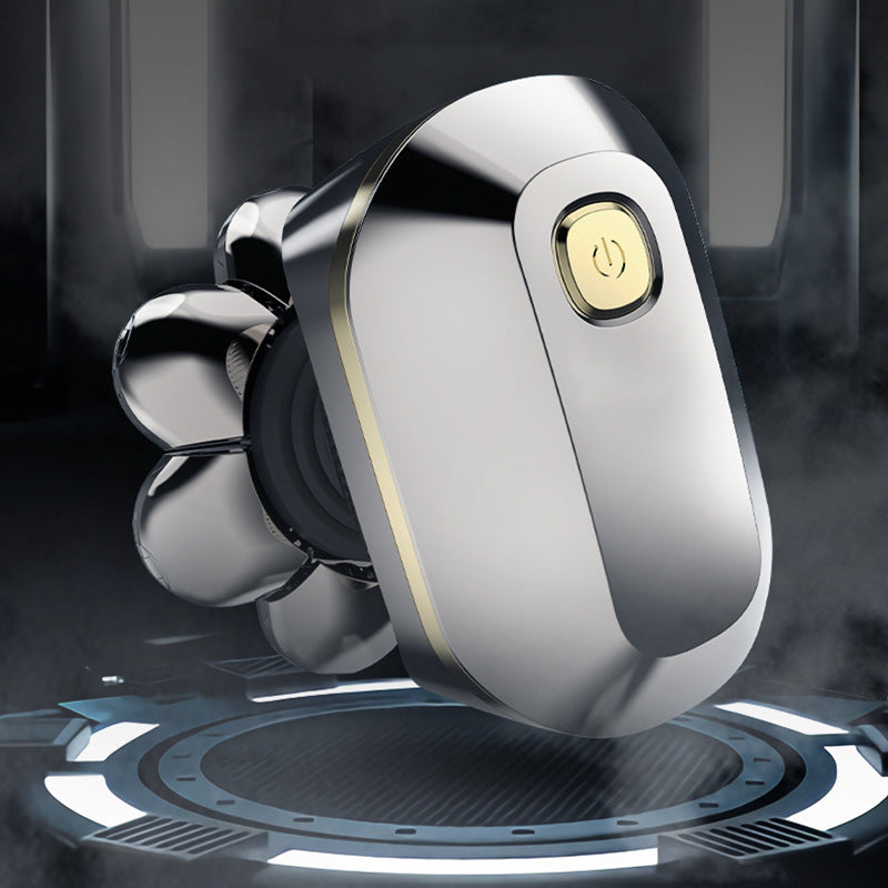 8w bald head electric shaver razor washable floating eight-head bald head handy gadget rechargeable hairdresser