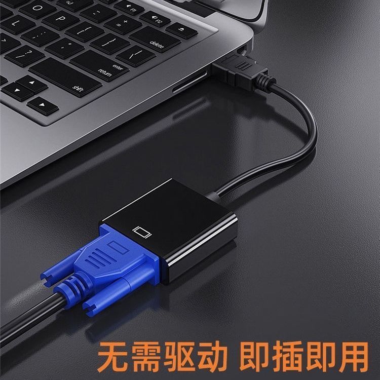 HDMI to VGA Converter with Audio Powered Laptop Monitor Projector Adapter Set Top Box