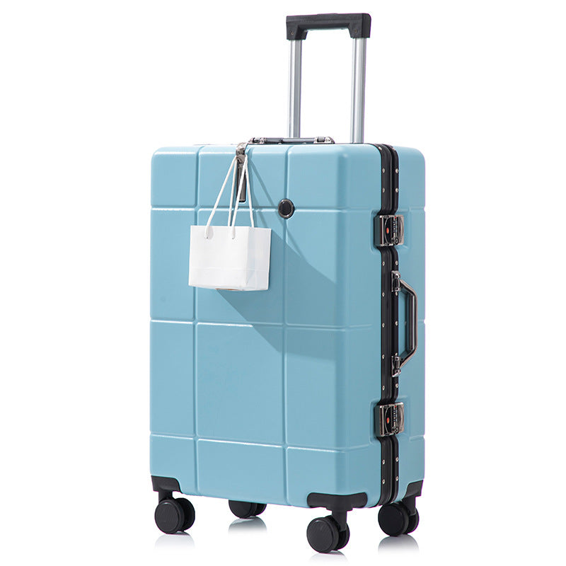2025 luggage simple Internet celebrity ins retro travel 24 inch box 26 inch trolley case silent wheel durable