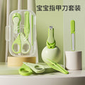 Baby nail clippers set - stainless steel nail clippers, nail file, and small scissors for infants and children