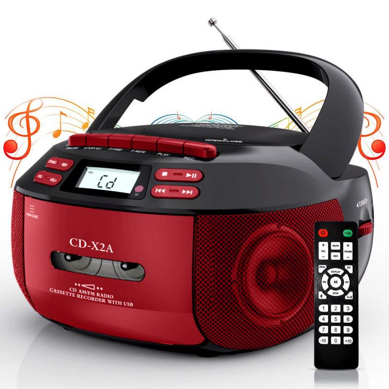 Cross-border hot-selling multi-function Boombox tape player Stereo Bluetooth CD player Children's learning machine AM
