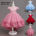 Girl dress princess dress mesh tutu skirt trailing skirt flower girl piano performance dressgirl dressin stock