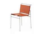 Vintage bauhaus dining chair - nordic designer style, premium home study chair, cafe upholstered backrest chair