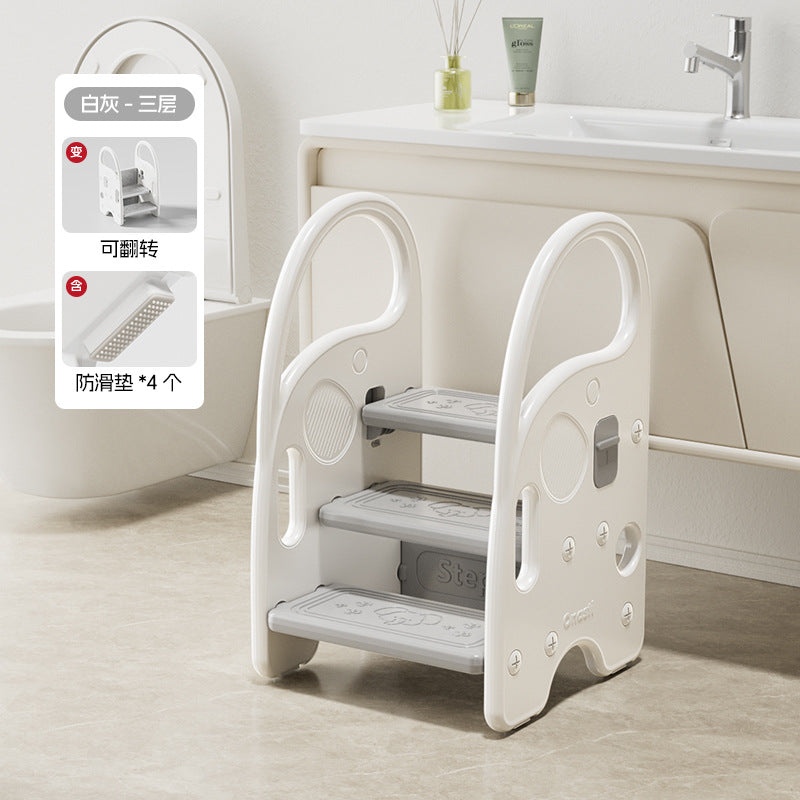 Baby Stepping Stool Hand Steps Armrest Stool Face Stool Children Washing Ladder Washing Ladder Steps Climbing Stairs