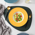 Ceramic pasta plate - home use straw hat plate, creative soup plate, western-style popular restaurant & hotel pasta plate tableware